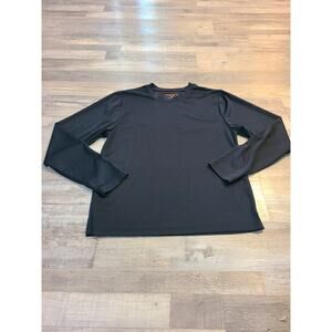 Hawke & Co medium men's black base layer long sleeve shirt